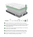 Findlay-12" Queen Green Tea Gel-Infused Memory Foam Hybrid Mattress image