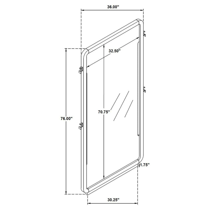 Leandro Floor Mirror