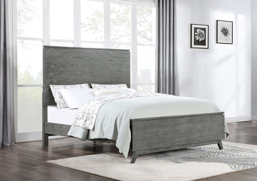 Nathan High Headboard Panel Bed Grey image