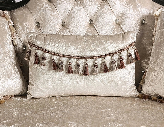 Acapulco White & Espresso Sofa