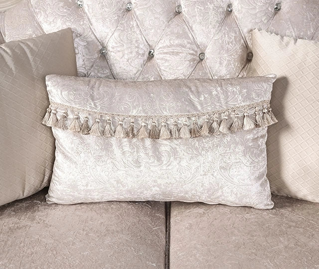 Acapulco White & Espresso Sofa