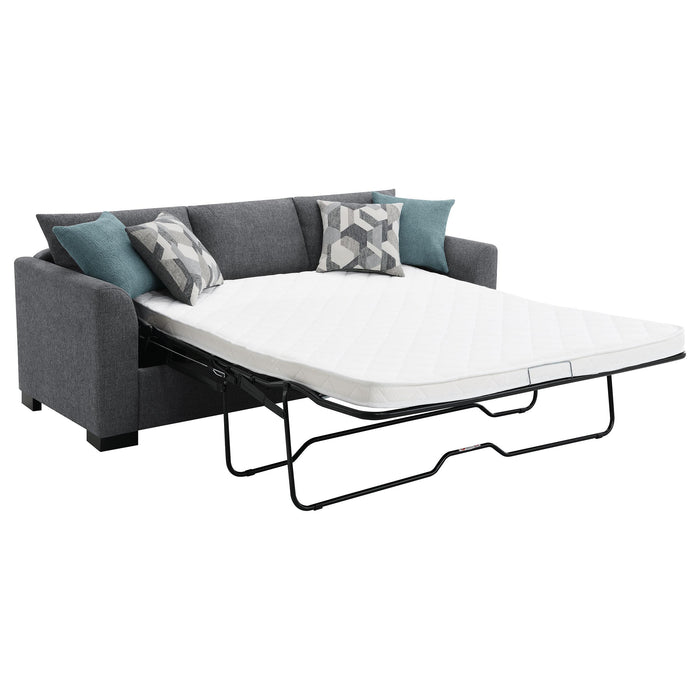 Storey Upholstered Sleeper Sectional Chaise Sofa