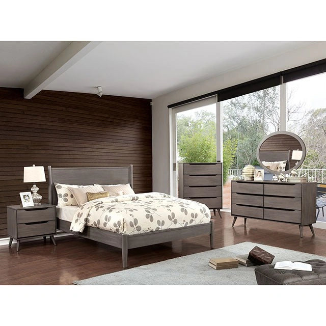 Lennart Gray Cal.King, E.king, & Queen Bed