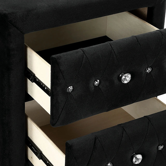 Zohar Bed Black & Pink
