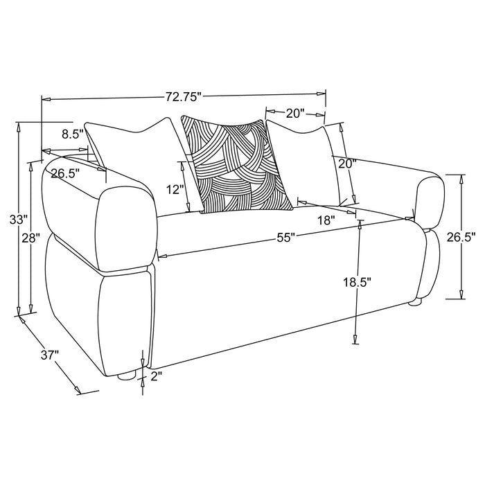 Jeanette Loveseat