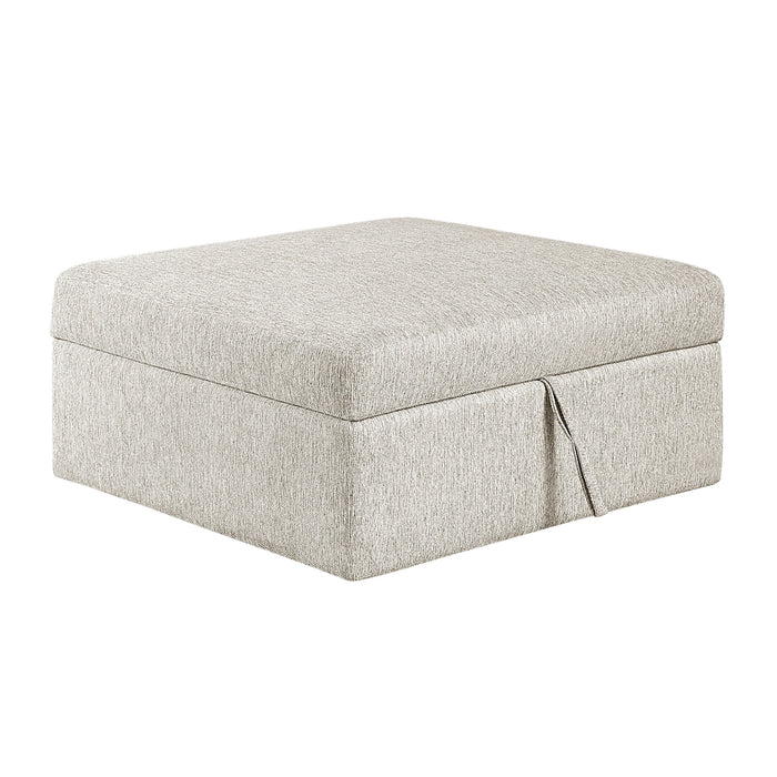 Isla-Storage Ottoman with Casters image