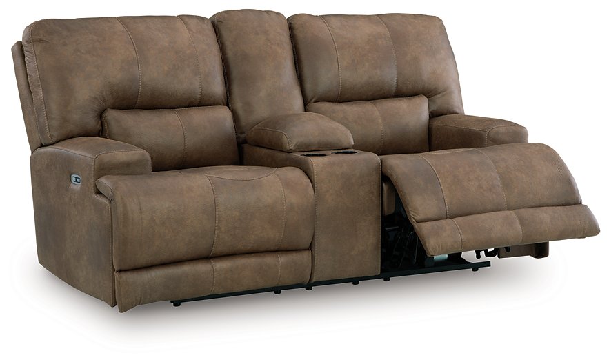 Beckley Place Power Reclining Loveseat with Console