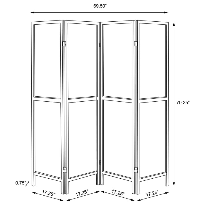 Mattison Four-Panel Room Divider