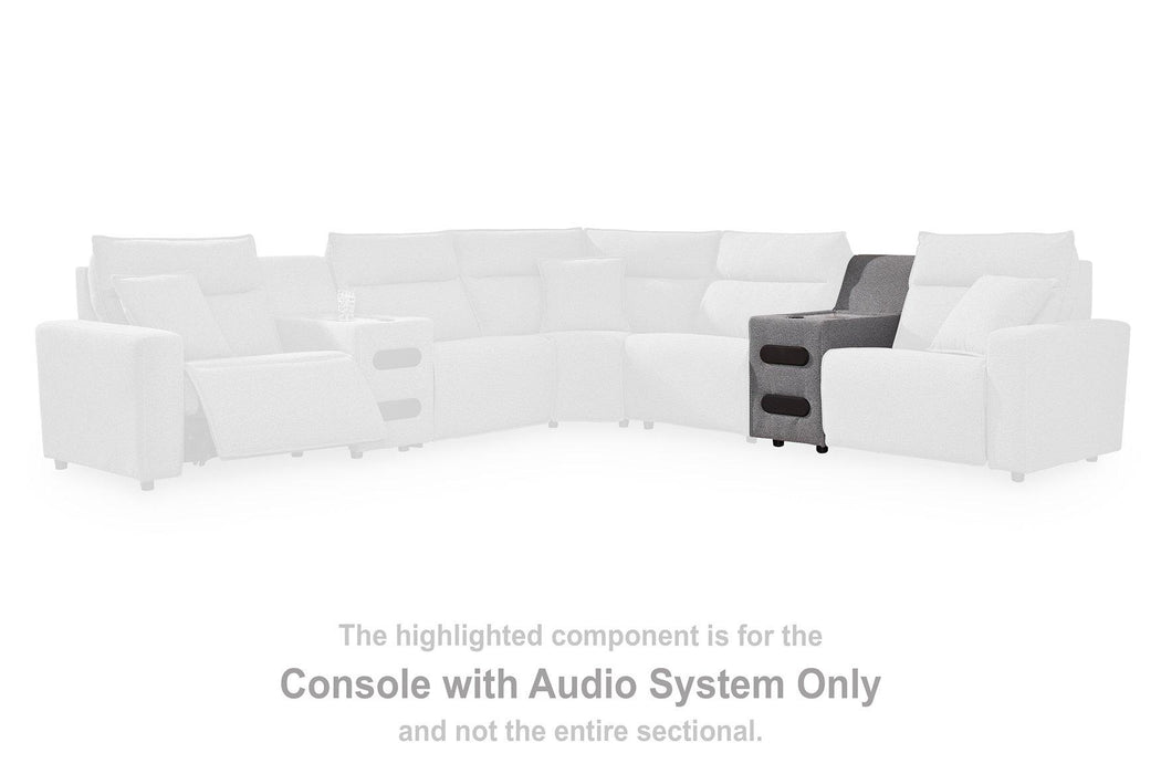 Modmax Reclining Sectional with Audio Consoles