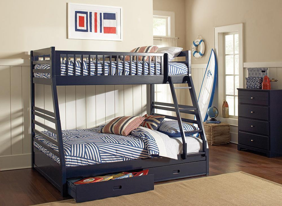 Ashton Twin Over Full 2-drawer Bunk Bed