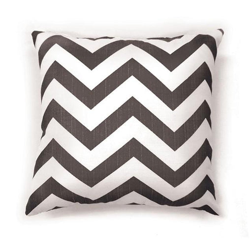 ZOE 22" X 22" Pillow, Gray Chevron (2/CTN) image