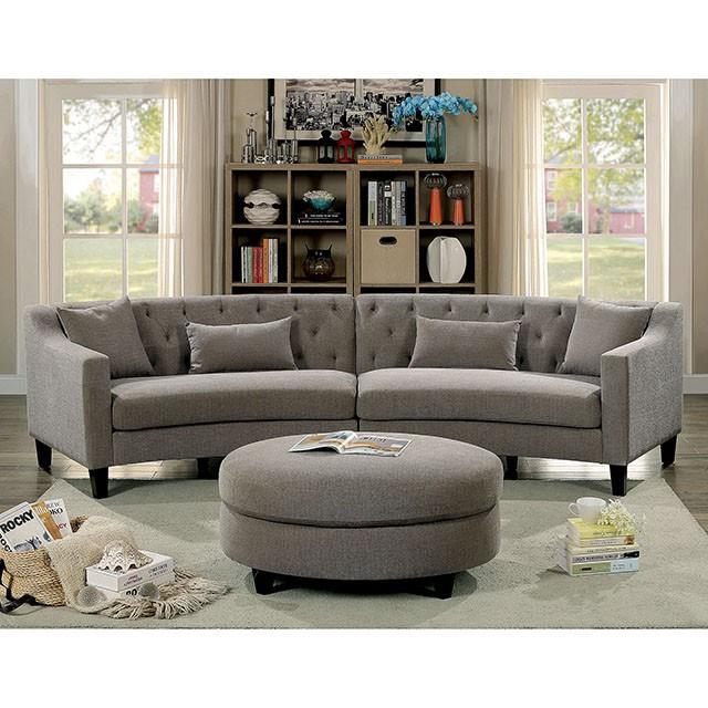 SARIN Warm Gray Sectional image