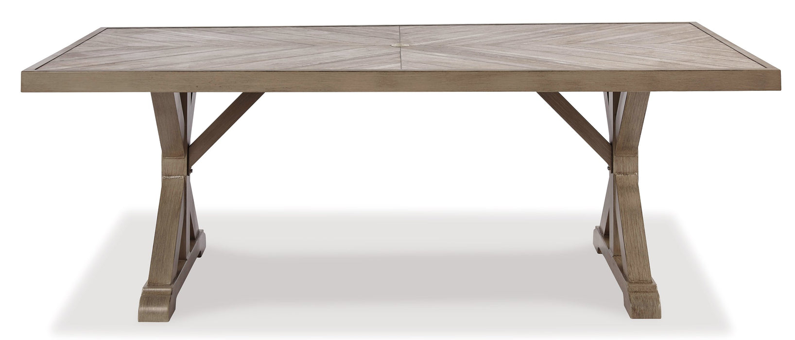 Beachcroft Dining Table with Umbrella Option