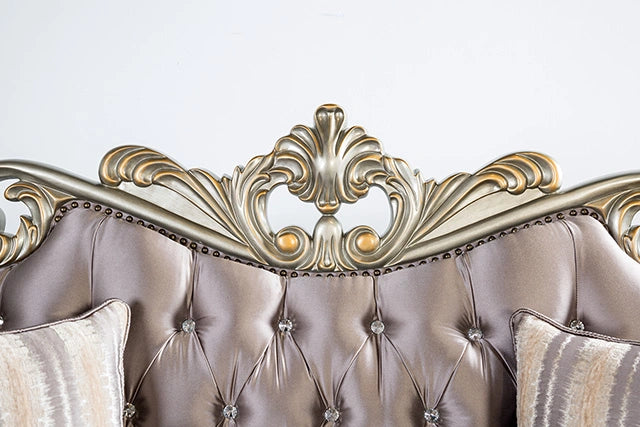 Albacete Sofa Campage & Walnut