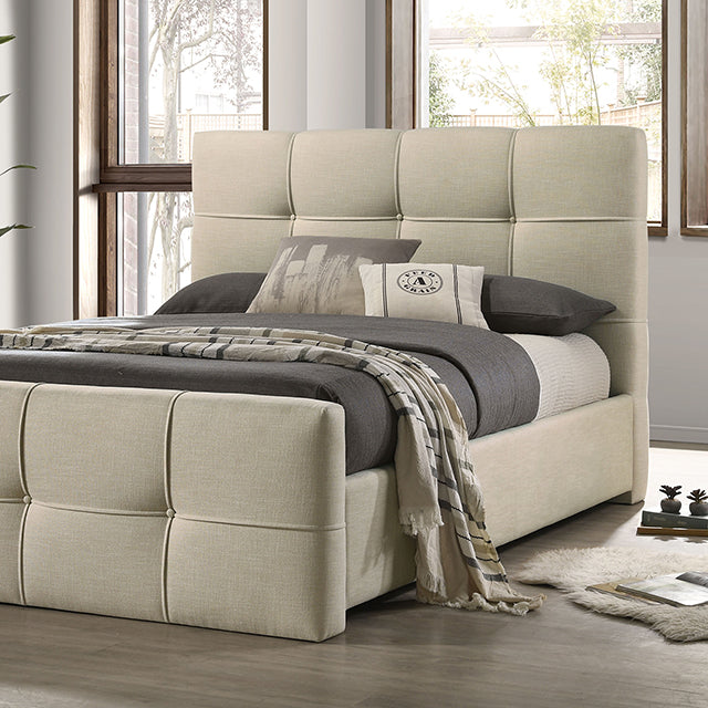 Merced Bed Ivory